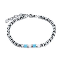 Bracciale Brand Uomo Champions in Acciaio Ematite 54BR035-L - 54BR035-L